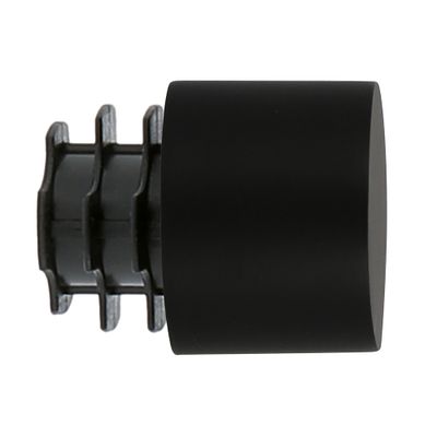 Embout déco bouchon en métal diam 28 mm Finition Noir mat par 2 - MOBOIS