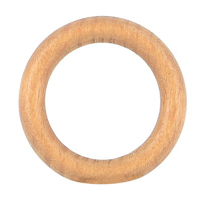 Anneaux en bois diam 70 mm Finition Hêtre par 10 - MOBOIS