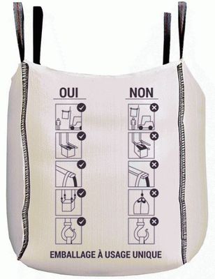 Big bag vide 88 x 88 x 104 cm capacité 1500 kg - BAOBAG