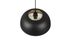 Suspension E27 Punch noir et or 40W - REALITY
