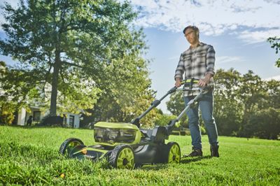 Tondeuse à batterie tractée 36 V 46 cm IMXSP46A-150 - RYOBI