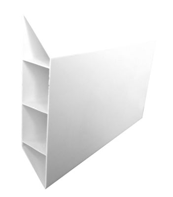 Lisse persienne - PVC - Blanc - 140 x 30 mm - L 1,80 m - Lot de 1 - MOREY