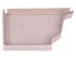 Talon corniche gauche aluminium beige rosé pour gouttière EDILIANS