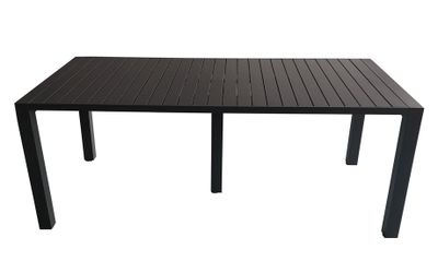 Table de jardin rectangulaire Primevère 200/320x100x75 cm