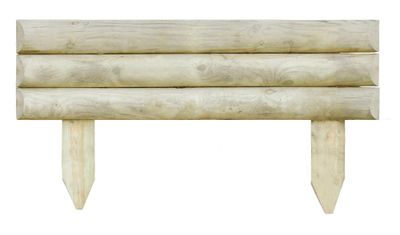 Bordure de jardin horizontale pin traité autoclave - 70 x 400 x 1000 mm - DEBARGE