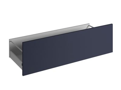 Façade tiroir pour meuble de cuisine Lotus bleu marine mat 35 x 120 cm OFITRES
