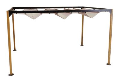 Tonnelle look bois 4x3m PROLOISIRS