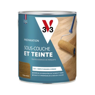 Sous-couche et teinte chêne moyen 2,5 L -  V33