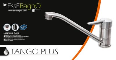 Robinet de cuisine Inox Tango Plus NF - ESSEBAGNO