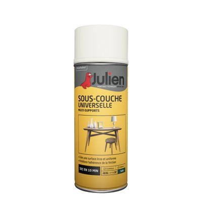 Sous-couche tous supports en aérosol blanc 400 mL - JULIEN