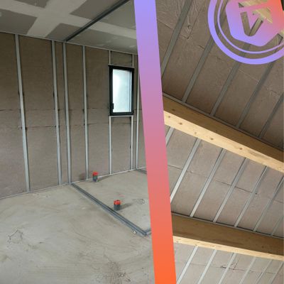 Panneau fibre de carton épaisseur 80 mm - l. 0,6 x L.1,2 m - lot de 7 panneaux - VALOSENSE