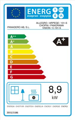 Poêle à bois 8,9 kW Allegro PANADERO