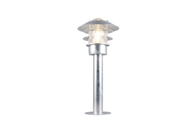 Borne extérieur E27 50cm IP44 10W Zinc - Ruvuma TRIO