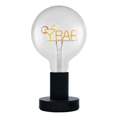 Lampe à poser avec ampoule à message néon E27 Bar 1,2W - OSRAM