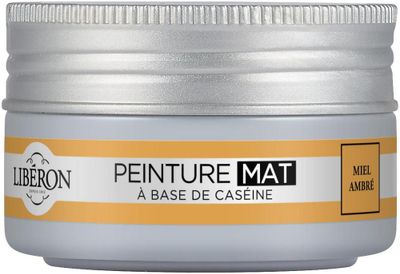 Peinture meuble bois à la caséine mat miel d'ambre 75 mL - LIBERON