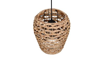 Suspension E27 Jean fibre naturelle 10W - CASALUM