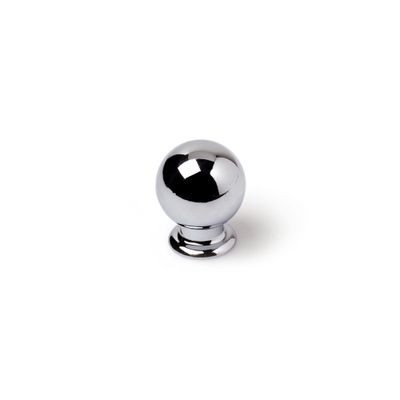 Bouton de meuble boule chromée diamètre 24 mm REI