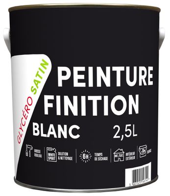 Laque Glycero Blanc Satin 2,5 L - TDP