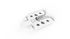 Cale fourchette épaisseur 1 ,2, 3 et 5 mm en seau de 400 pièces JOUPLAST TMP CONVERT