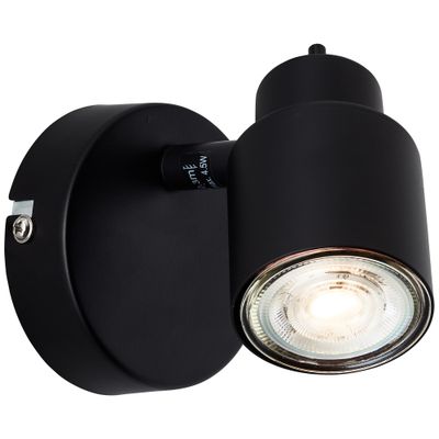 Spot ANDRES GU10 10W noir - BRILLIANT	