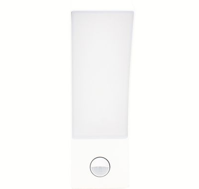 Applique extérieur LED détecteur de mouvements Curve blanc IP44 1000 lumens blanc chaud - ARLUX
