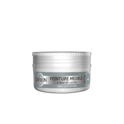 Peinture meuble bois à la caséine mat gris gustavien 75 ml LIBERON
