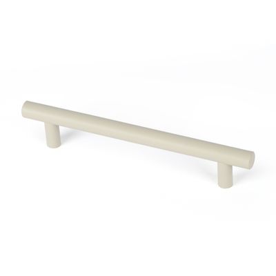 Poignée de meuble cylindrique inox greige mat entraxe 128 mm REI