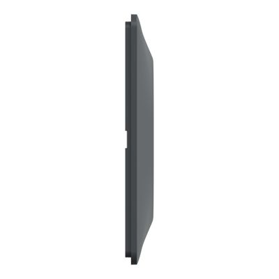 Plaque de finition 4 postes horizontale anthracite - Ovalis SCHNEIDER ELECTRIC