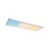 Plafonnier LED salle de bain IP44 2030 lumens lumière blanc variable 56x20cm Chrome - Atria Shine PAULMANN
