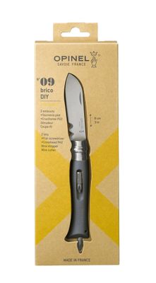 Couteau de poche bricolage gris multifonction - OPINEL