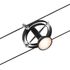 Spots sur câbles kit 5x10W GU5,3 3000K 12V noir mat WIRE CARDAN CORDUO PAULMANN