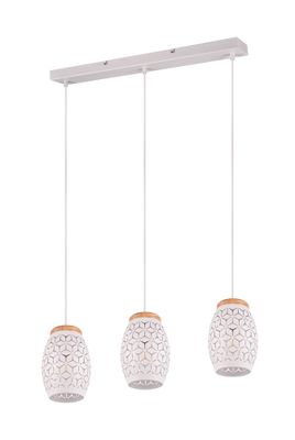Suspension E27 Bidar blanc 3x28W - REALITY