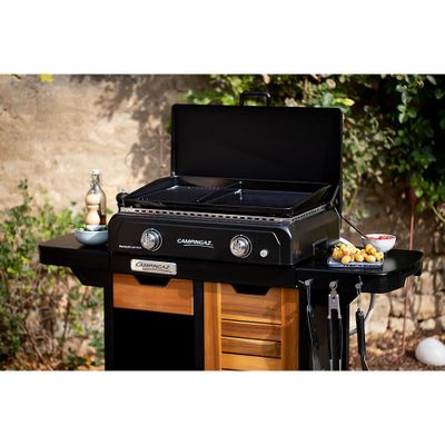 Plancha à gaz 2 brûleurs LXD Twin CAMPINGAZ
