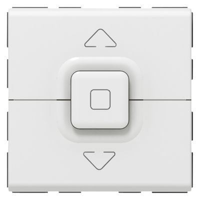 Interrupteur volet roulant 2 modules finition blanche Mosaic LEGRAND