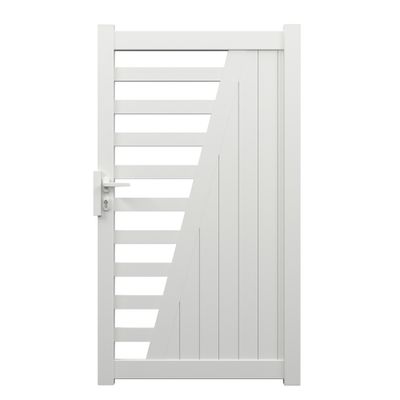 Portillon aluminium PIVOINE l.1,00 x H.1,78 m blanc livraison directe à domicile GARDEN GATE
