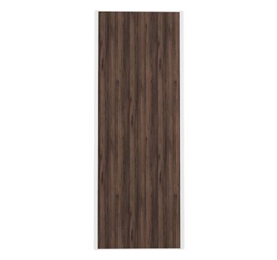 Porte de placard Noyer Fumé Profil blanc H 248,5 x L 92,2 cm YNGENIO