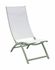 Fauteuil de jardin summer 2  lounge en aluminium amande et toile blanche PROLOISIRS Livraison à domicile incluse