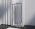 Porte de douche pivotante 90x200 cm profilé chrome verre transparent 8 mm Signature - OCEA