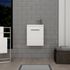 Lave-mains de salle de bains Lena 50 x 40 x 22 cm MDF blanc