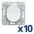Interrupteurs va-et-vient Ovalis blanc par 10 - SCHNEIDER ELECTRIC