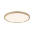 Plafonnier salle de bains LED Atria Shine Ø 30cm effet bois IP44 2250 lumens blanc variable CCT - PAULMANN