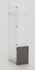 Porte battante Creo graphite 762 x 498 mm OFITRES