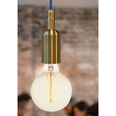 Douille électrique E27 métal bronze - TIBELEC