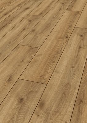 Sol hybride décor nature KIWI ép 5,5 mm 19,5 x 138,1 cm AC4 compatible pièce humide 2,397 m²/pqt KRONOTEX