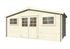 Abri de jardin White Wood Tanguy en bois naturel ép.28 mm - 15,8 m², Livraison à domicile incluse - PALMAKO