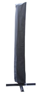 Parasol déporté Uggy diamètre 3 m gris avec pieds à lester PROLOISIRS