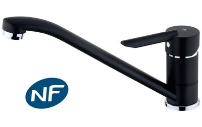 Robinet de cuisine Noir Tango Plus NF - ESSEBAGNO