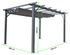 Pergola autoportante manuelle aluminium gris 12 m², Livraison à domicile incluse - HABRITA