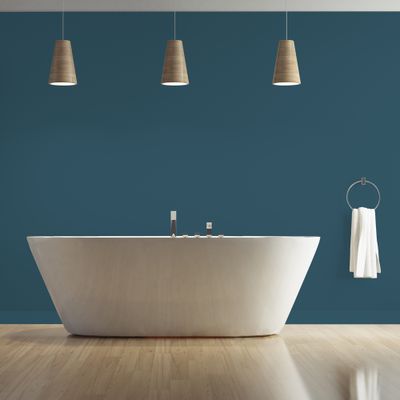 Peinture Cuisine & Bain Bleu Seychelles satin 0,75L RIPOLIN