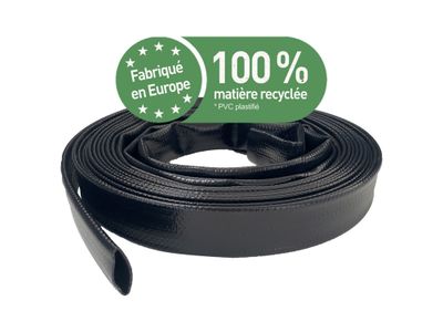 Tuyau plat recyclé 25 m diamètre 40 SPID'O